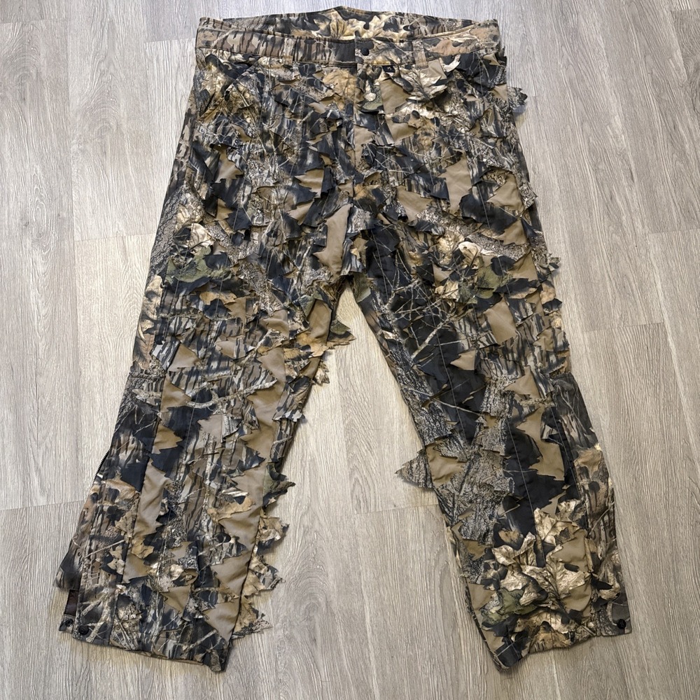 Browning Camo Gore-Tex Hunting Pants 2XL Mossy Oak 3D Leaf Ghillie Cordura Plus
